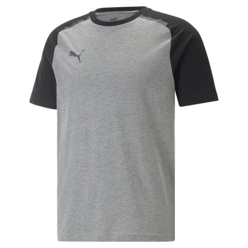Preview: Puma teamCUP Casuals Tee - medium gray heather