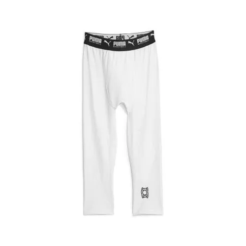 Puma Hoops Team 3/4 Tight Baselayer - puma white