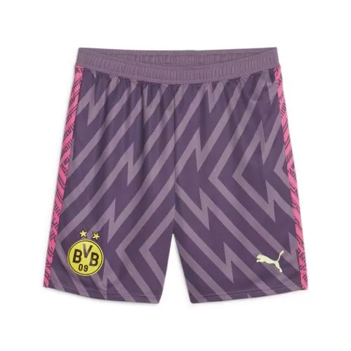 Puma BVB GK Shorts Replica - purple charcoal