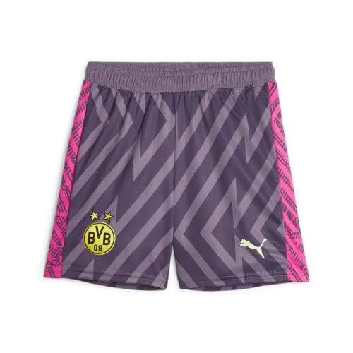Puma BVB GK Shorts Replica Jr - purple charcoal