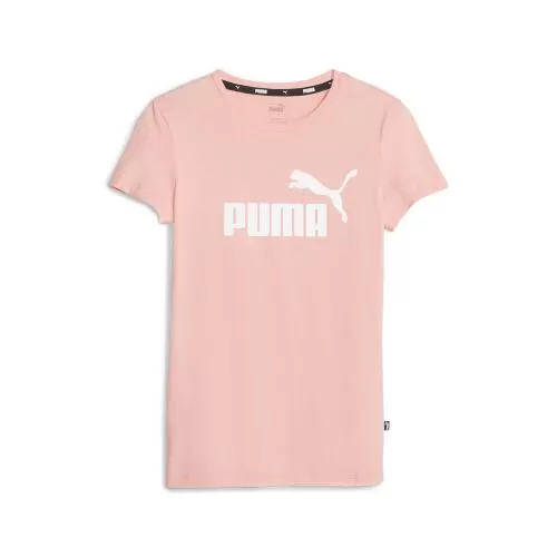 Puma ESS+ Metallic Logo Tee - peach smoothie