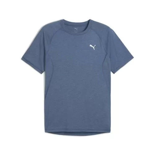 Puma M RUN VELOCITY TEE (TRI-BLEND) - dark indigo