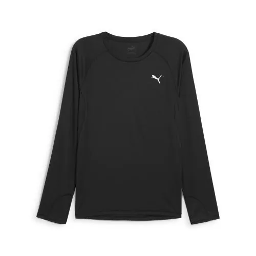 Puma M RUN VELOCITY LONG SLEEVE (POLY) - puma black