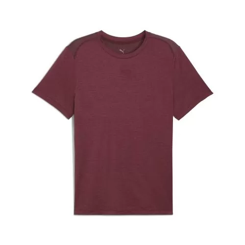 Puma M CLOUDSPUN TEE - ruby shimmer heather