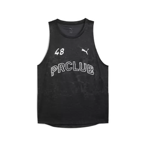 Puma M RUN CLUB GRAPHIC TANK - puma black