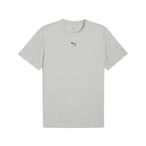 Puma M GRAPHIC ILLUSTRATED TEE - light gray heather