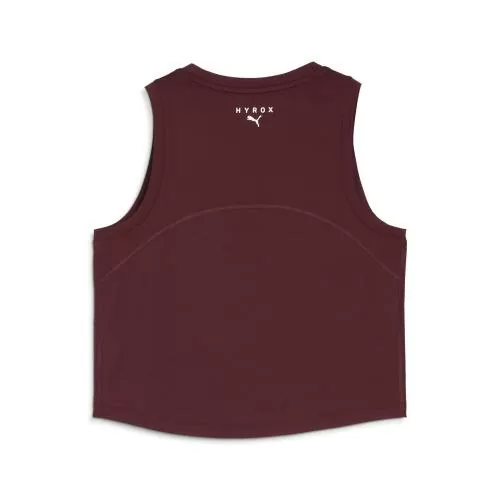 Puma W PUMA x HYROX CLOUDSPUN THERMOADAPT CROP TANK - ruby shimmer