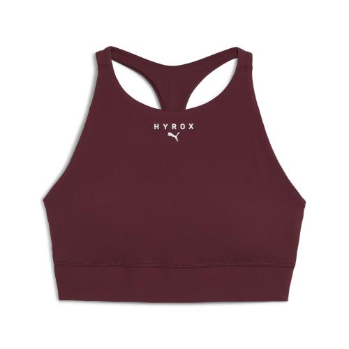 Preview: Puma W PUMA X HYROX SHAPELUXE HIGH NECK BRA - ruby shimmer