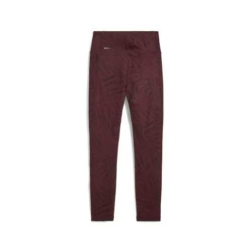 Puma W TAD ESSENTIAL RIBBON STRIPE TIGHT - AOP HW 7/8 - ruby shimmer