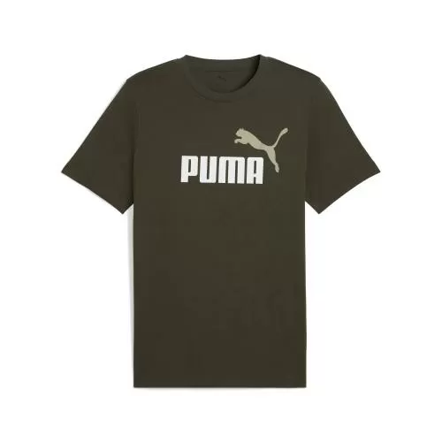 Puma ESS 2 COLOR No. 1 Logo Tee - dark olive