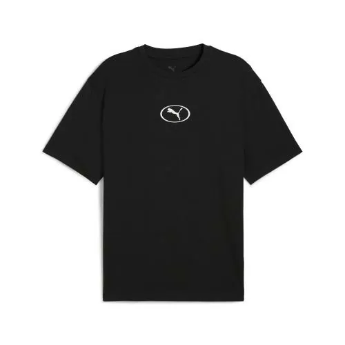 Puma SPORT RELAXED GRAPHIC TEE - puma black