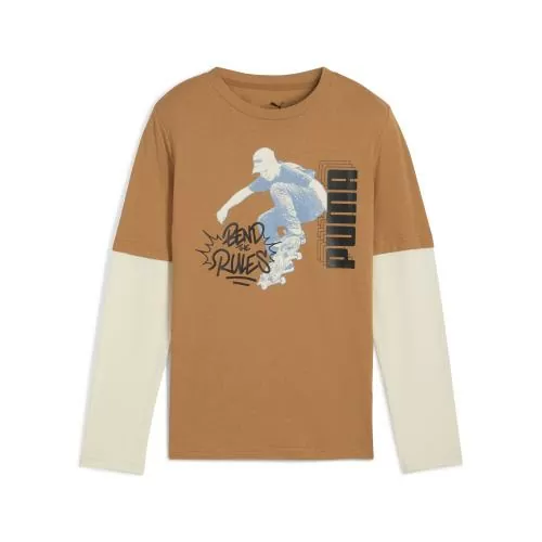 Puma MID90s Layered Longsleeve B - melted caramel