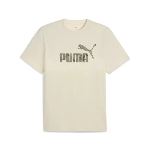 Puma ESS CAMO Tee - alpine snow