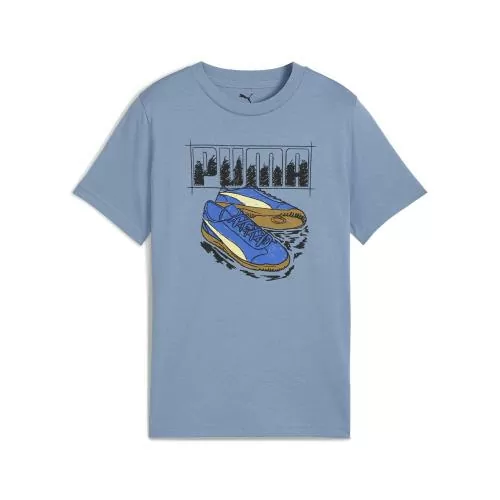 Puma GRAPHIC Sneaker Tee B - cool blue