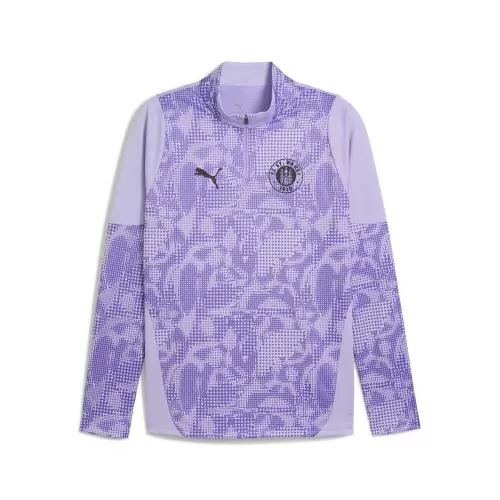 Puma FCSP Training 1/4 Zip Top - vivid violet