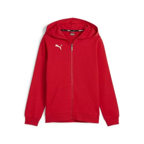 Puma teamGOAL Casuals Hooded Jacket Jr - puma red Puma teamGOAL Casuals Hooded Jacket Jr - puma red