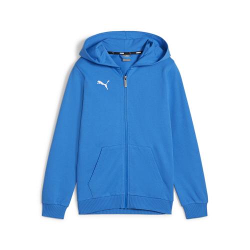 Preview: Puma teamGOAL Casuals Hooded Jacket Jr - ignite blue