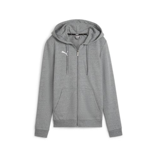 Preview: Puma teamGOAL Casuals Hooded Jacket Wmn - medium gray heather