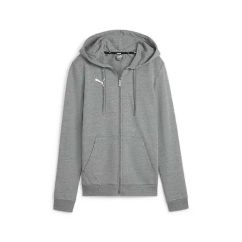 Puma teamGOAL Casuals Hooded Jacket Wmn - medium gray heather