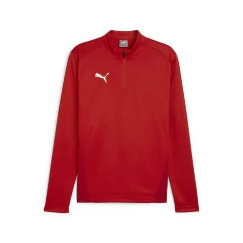 Puma teamGOAL Training 1/4 Zip Top - puma red