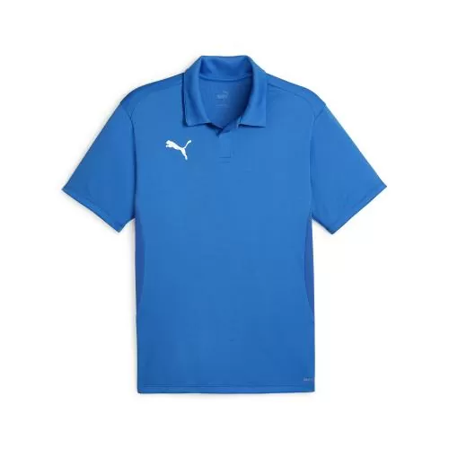 Puma teamGOAL Polo - electric blue lemonade