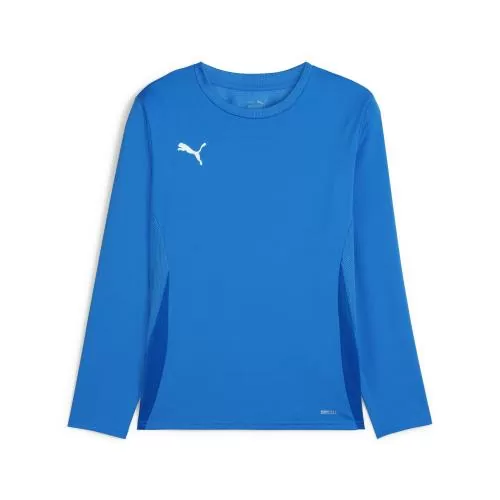 Puma teamGOAL LS Jersey Jr - electric blue lemonade