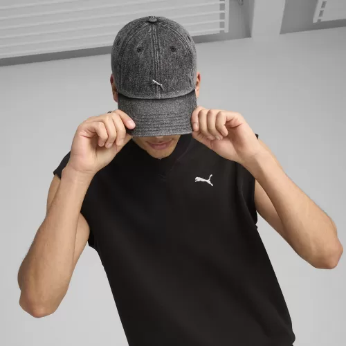 Puma WARDROBE ESS METAL Dad Cap - puma black