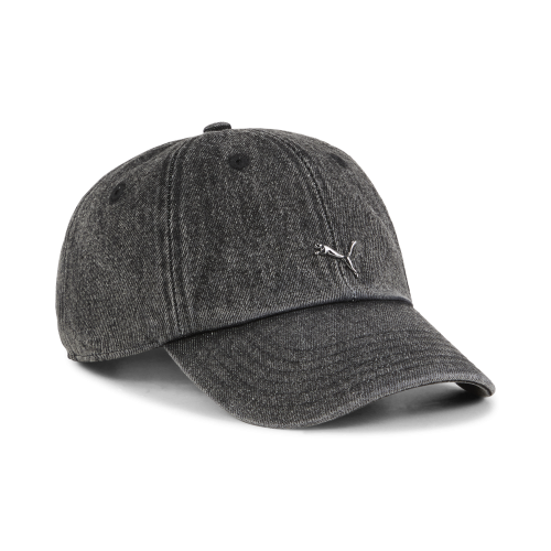 Preview: Puma WARDROBE ESS METAL Dad Cap - puma black