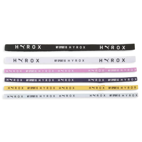Puma x HYROX Hairbands 6pcs - puma black