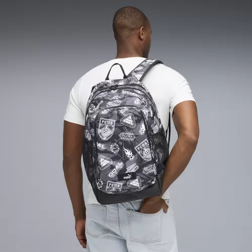 Puma ACADEMY AOP Backpack - puma black