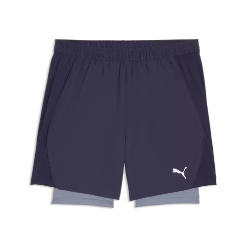 Puma M RUN VELOCITY 2IN1 SHORT - deep plum