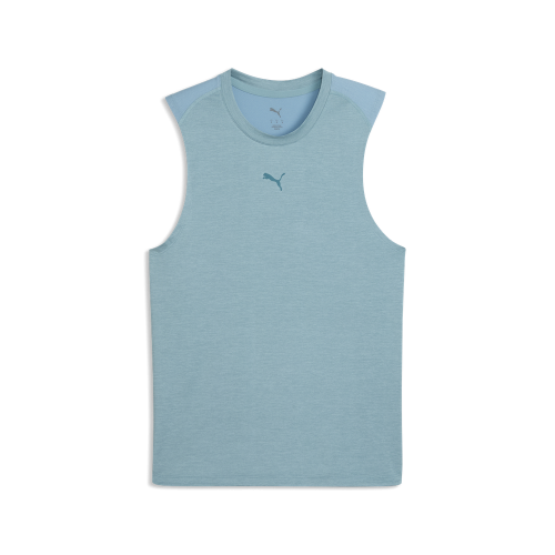 Preview: Puma M CLOUDSPUN TANK - baltic sea blue heather