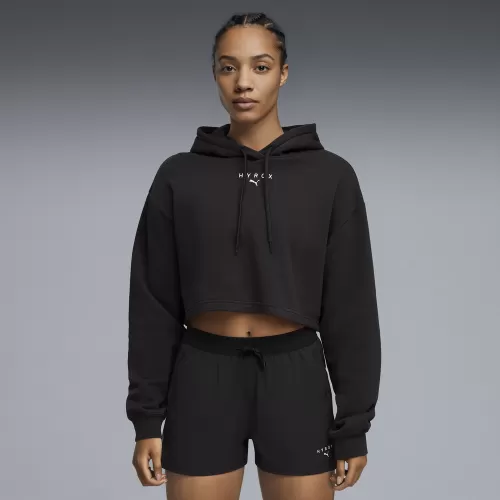 Puma W PUMA x HYROX HEAVYWEIGHT HOODIE - puma black