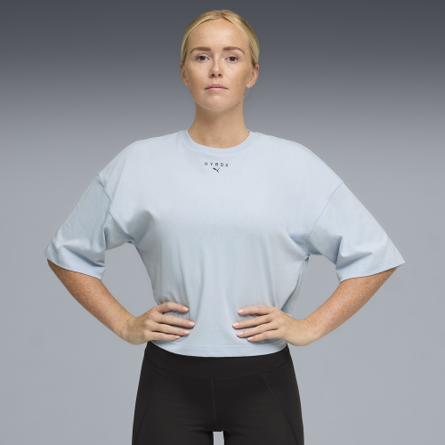 Preview: Puma W PUMA X HYROX CROPPED LIFESTYLE TEE - lucite