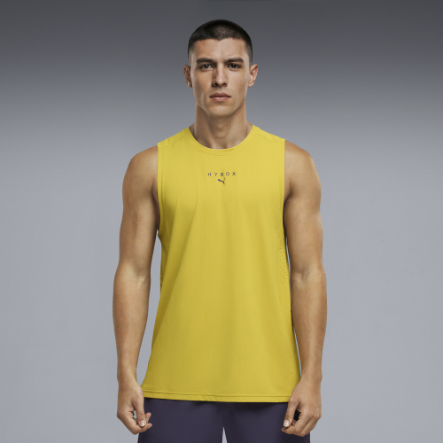 Preview: Puma M PUMA X HYROX DRYELITE TRAINING TANK - dazzling yellow
