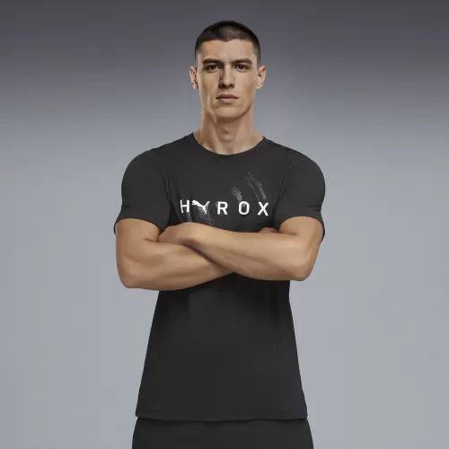 Puma M PUMA X HYROX CLOUDSPUN THERMOADAPT TEE - puma black