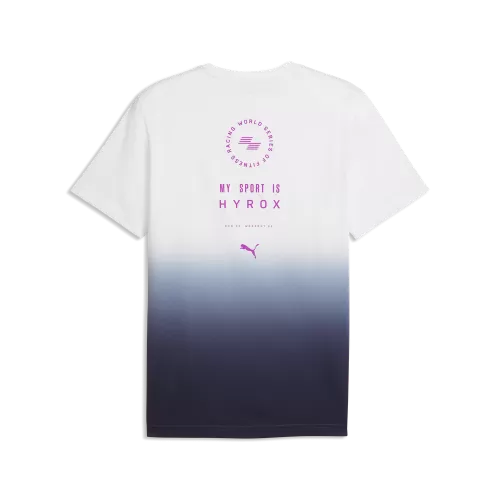 Puma M PUMA X HYROX POLY GRAPHIC TEE - puma white