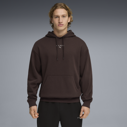 Preview: Puma M PUMA X HYROX HEAVYWEIGHT HOODIE - chocolate brown