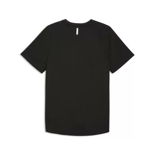 Puma M PWRTRAIN FABRIC MIX TEE - galactic gray