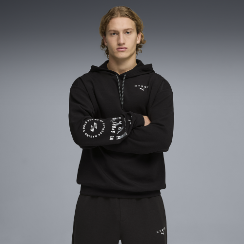 Preview: Puma M PUMA X HYROX CLOUDSPUN HOODIE - puma black