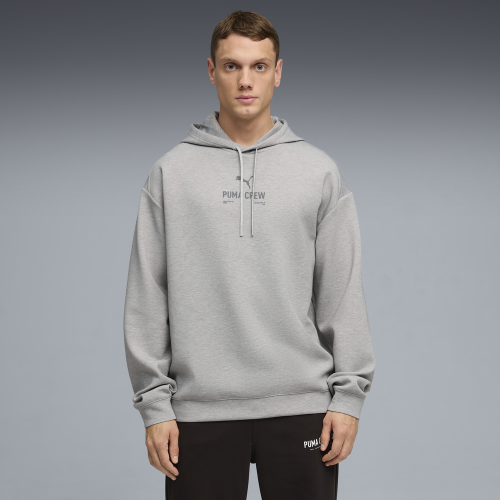 Preview: Puma M CLOUDSPUN BRANDED HOODIE - light gray heather