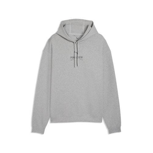 Preview: Puma M CLOUDSPUN BRANDED HOODIE - light gray heather