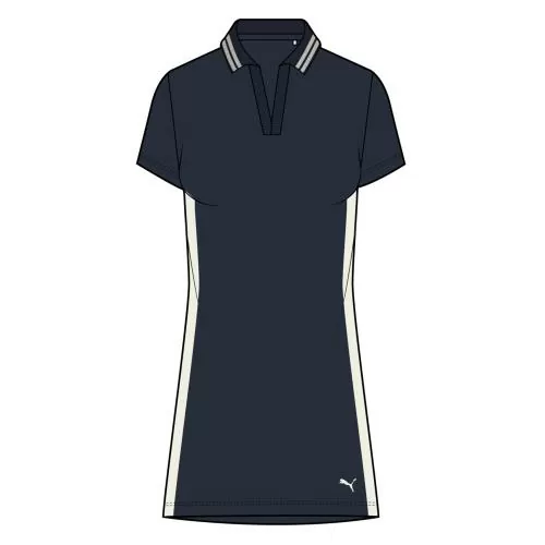 Puma W Pique Golf Dress - deep navy