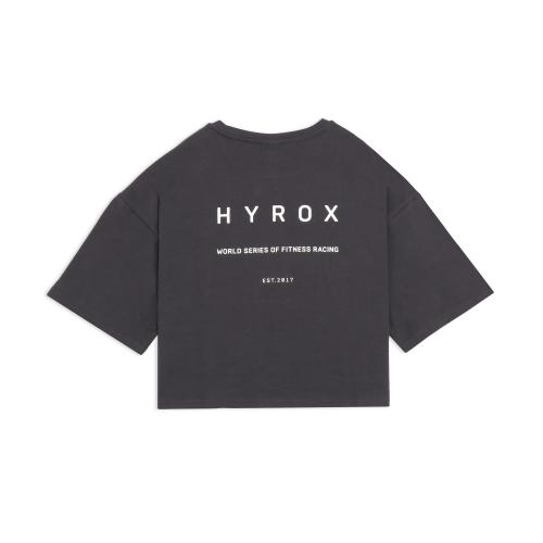 Preview: Puma X HYROX WORLD CROPPED TEE W - flat dark gray