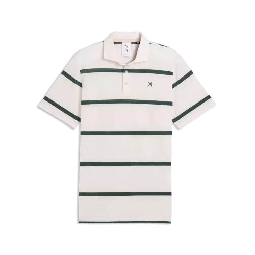 Puma X AP Pique Stripe Polo - jasmine flower