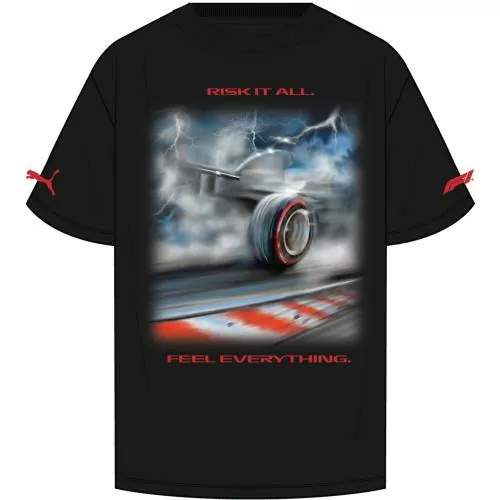 Puma F1 Tyre tee relaxed - puma black