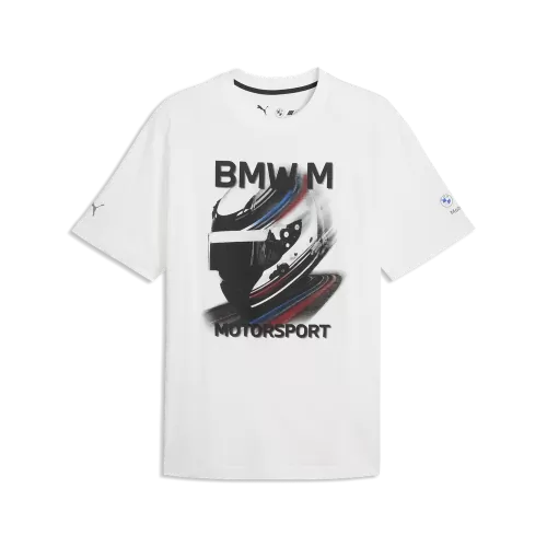 Puma BMW MMS Graphic Helmet Tee - puma white