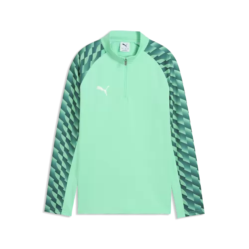 Puma teamLIGA26 Training 14 Zip Top Jr - mint jelly