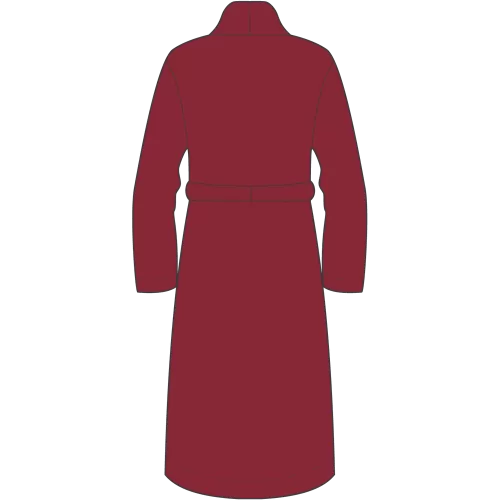 Puma teamADDITIONS Bathrobe - dark crimson