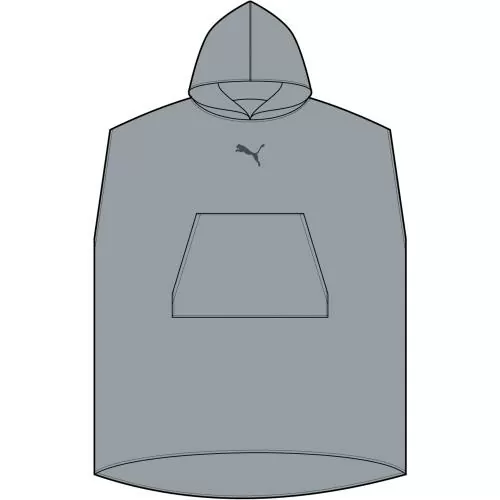Puma teamADDITIONS Poncho - cool mid gray